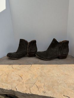 Olive Green Ankle Boots