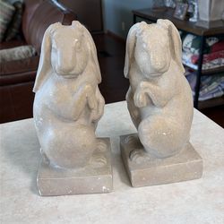 Cement rabbits