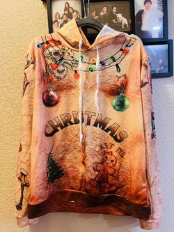 Ugly Christmas Sweater Hoodie XXL