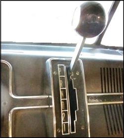 Dodge 1964 Through 1969 Automatic Transmission Dash Shifter Assembly Complete In Mint Condition For A100 Van Or Dodge Pickup