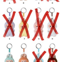 Labubu Pin For Love I, J, P