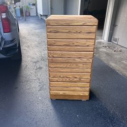 Tall Dresser Oak
