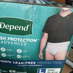 Men's And Women's Depends! Must Go!