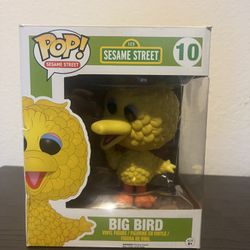 VAULTED 6-INCH Big Bird Sesame Street Funko Pop #10 Muppets Jim Henson TV Shows