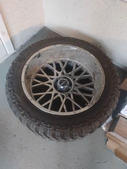 4 tires with rims 24x12 rims and 37x13tires