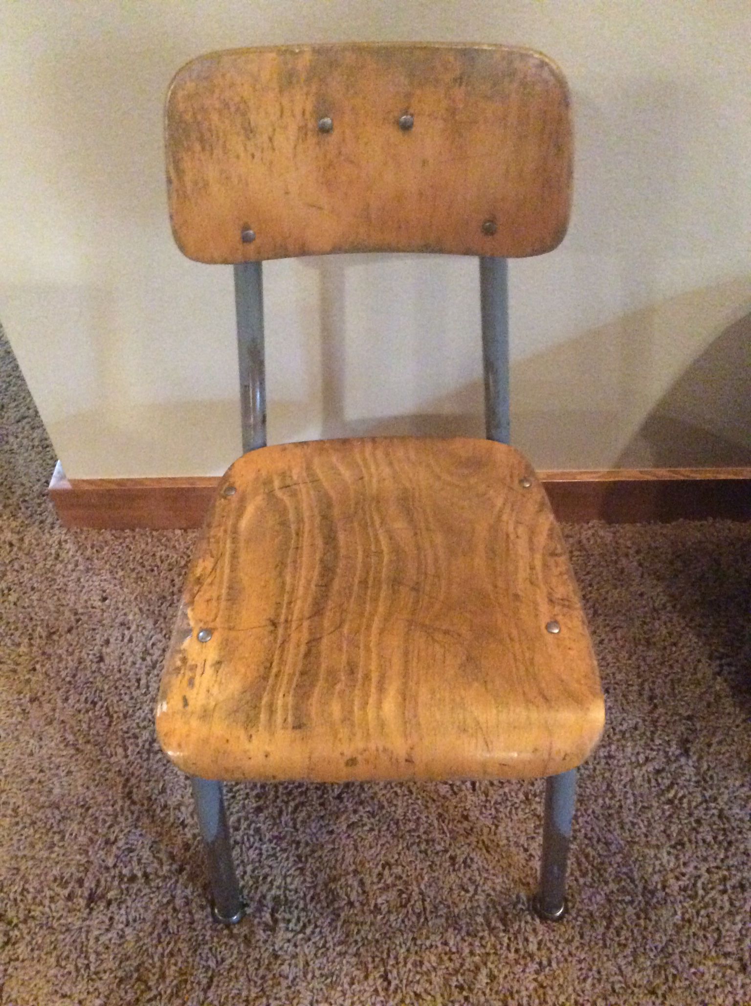 Vintage Child School Chairs