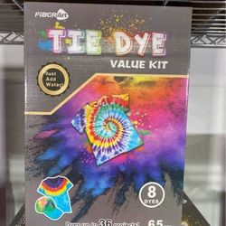 Brand New Fibercart Tie-Dye Value Complete Set For Fun DIY Projects
