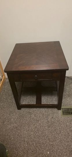 Two matching end tables