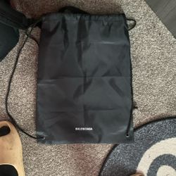 balenci string bookbag