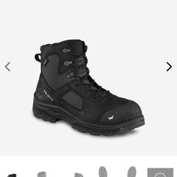 SIZE 9 RED WING IRISH SETTER WATERPROOF LEATHER SAFETY TOE BOOTS BRAND NEW 