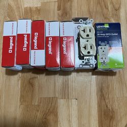 6 Outlets & A GFCI Outlet (new in Box)