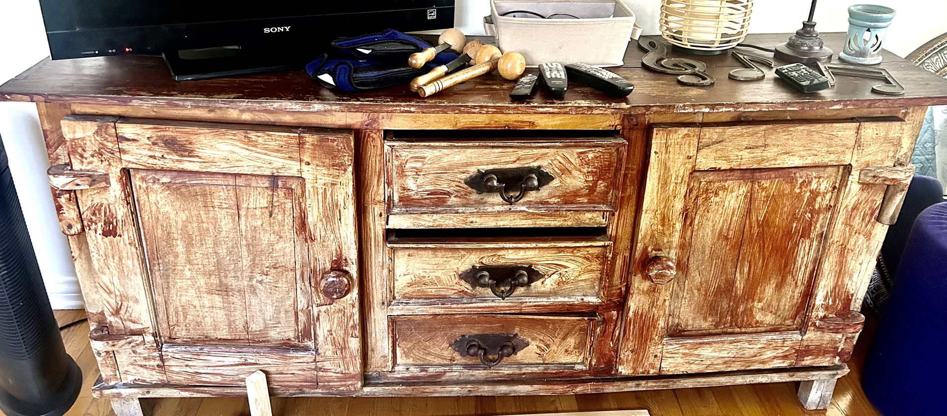 All Wood - Chest Of Drawers With Shelving
