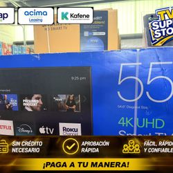 55”ONN ROKU 4K SMART TV