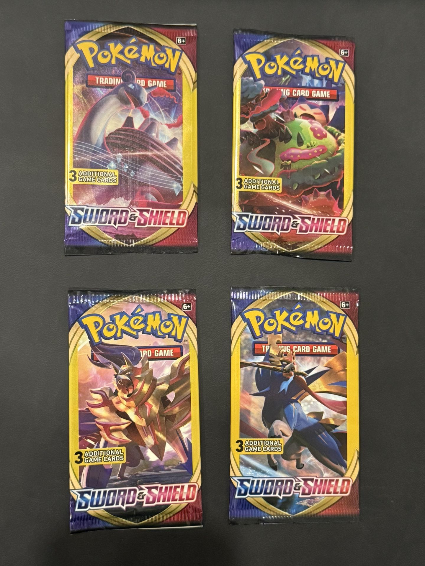 Sword and Shield 3 card Full Art Set