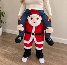 NEW Funny Santa Carry Me Costume – 14" Christmas Costume