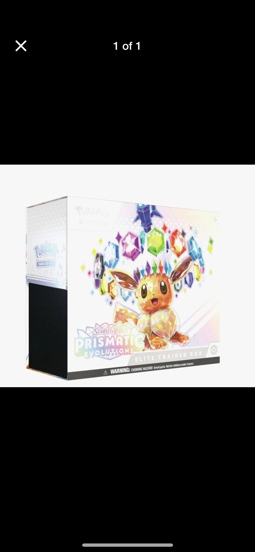 Prismatic Evolutions Etb Elite Trainer Box 