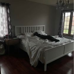 HEMNES KING BED FRAME