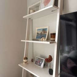 West Elm Ladder Storage 