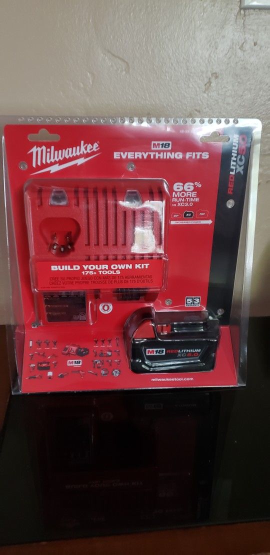 New!!! Milwaukee Battery And Charger 