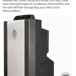 Whynter ARC-143MX 14,000 BTU Dual-Hose Portable AC – Works Perfectly 