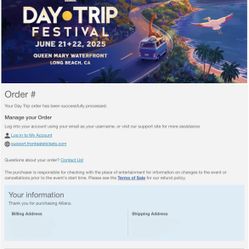 Day Trip Festival Ticket