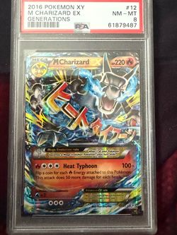 PSA 8 M Charizard EX Generations #12 Pokemon Card