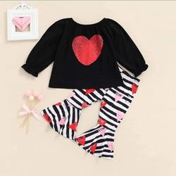 Toddler Valentines Boutique Outfit