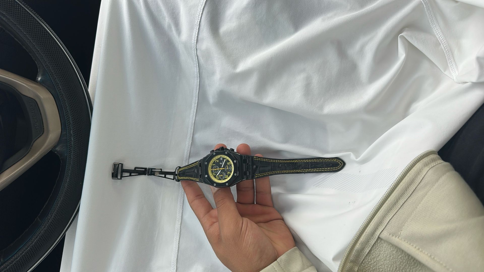 Audemars Piguet Royal Oak Offshore Chronograph 42mm "Bumble Bee" Watch 26176FO