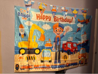 Blippi party decor