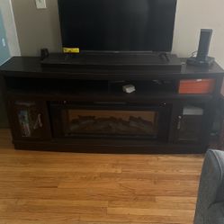 Tv Stand/ Fireplace With Bluetooth 