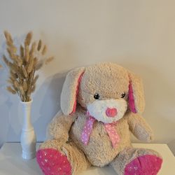 Valentine Heart Puppy Dog Plush