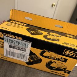 Dewalt Battery And Charger Kit