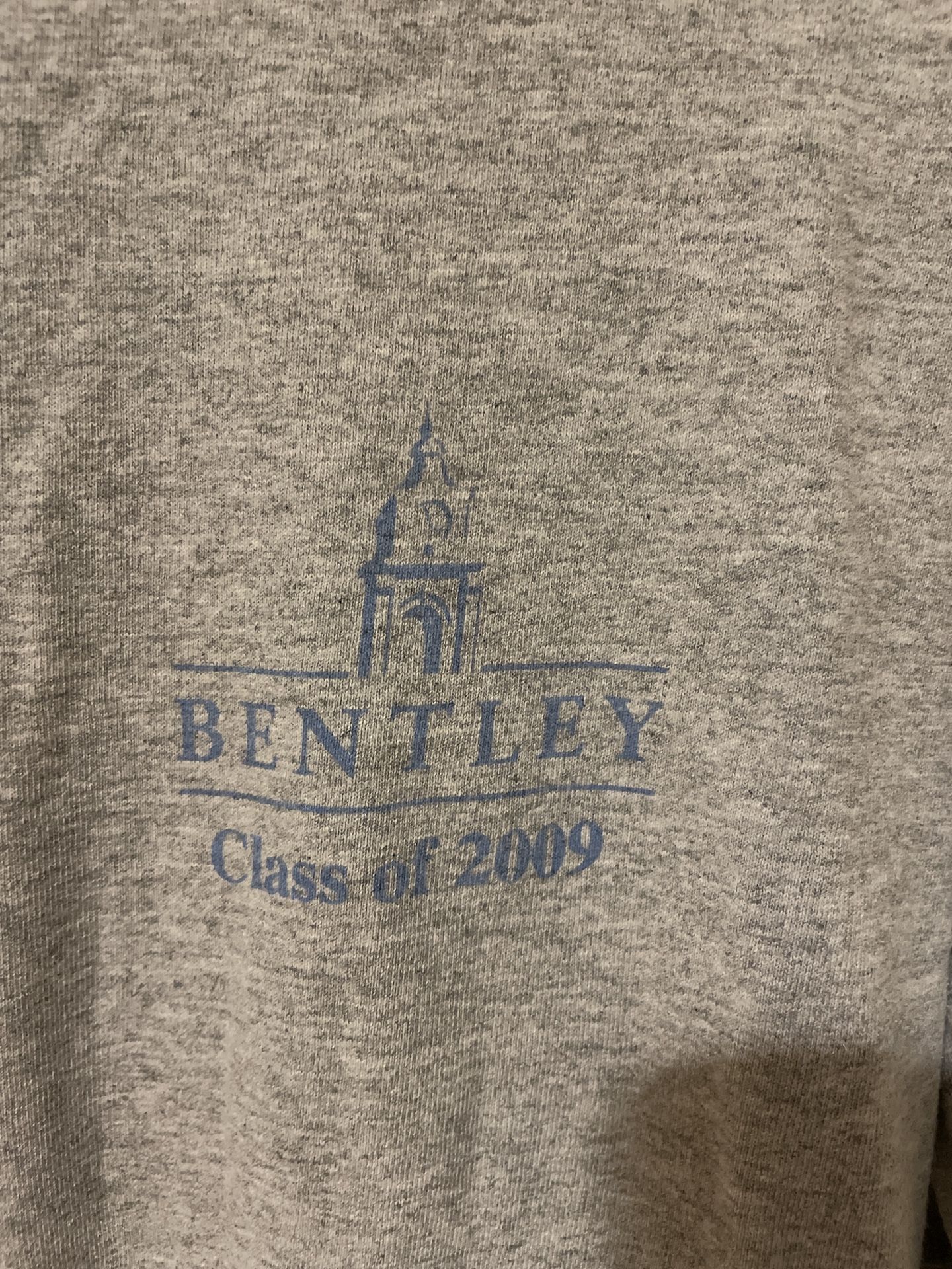 Bentley “Class of 2009” Tee — Pre-University Era Relic (Size L)– Limited Class-Issued Shirt