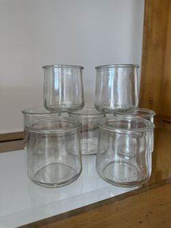 GLASS JARS  (24) FOR $13