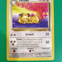 Vintage Persian 42/64 Pokemon Card