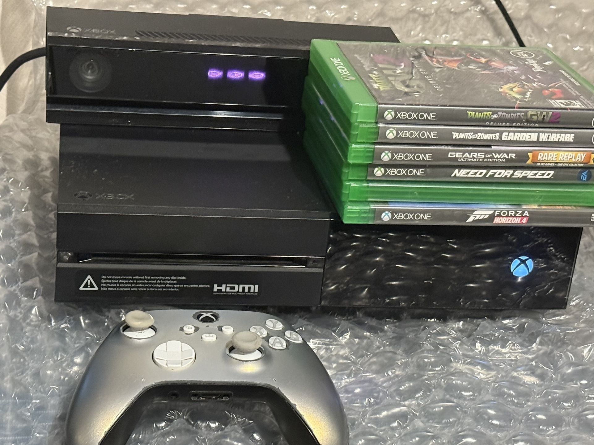 🎮 Xbox One Console Bundle w/ Kinect + 8 Games – $170 OBO