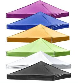 Canopy Top Replacement Cover 10x10 Ez Pop Up Tent Gazebo Replacement Cover (Color Options) - Sun Protection