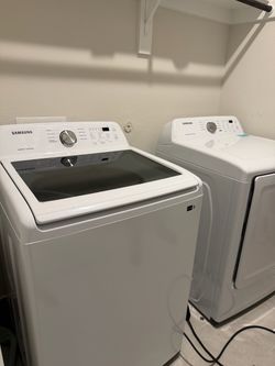 Samsung Top Load Washer and Dryer Set