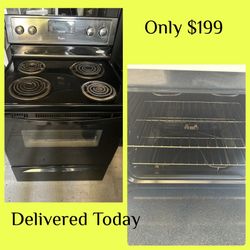 Electric Black Stove