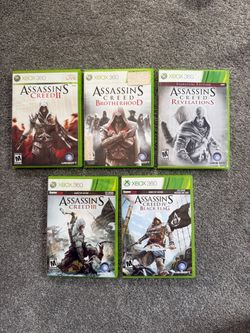Assassin's Creed Xbox 360 Game Lot