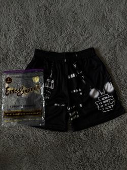 Eric Emanuel EE Mesh Shorts Black Skyline
