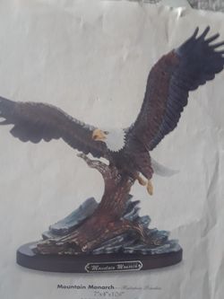 Hermosa Águila de home interiors es una Masterpice , esta restaurada de una ala ver foto...