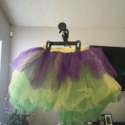 Mardi Gras Tutu Skirt Adult One Size Fits Most 