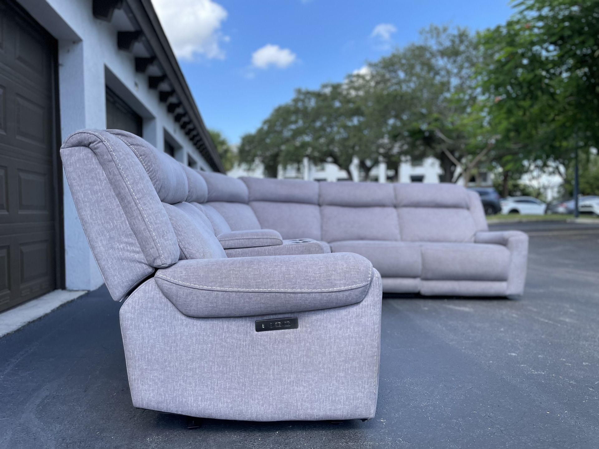 🛋️ Sofa/Couch Sectional - PROFESSIONALLY CLEANED - Recliners - Gray - Delivery Available 🚛