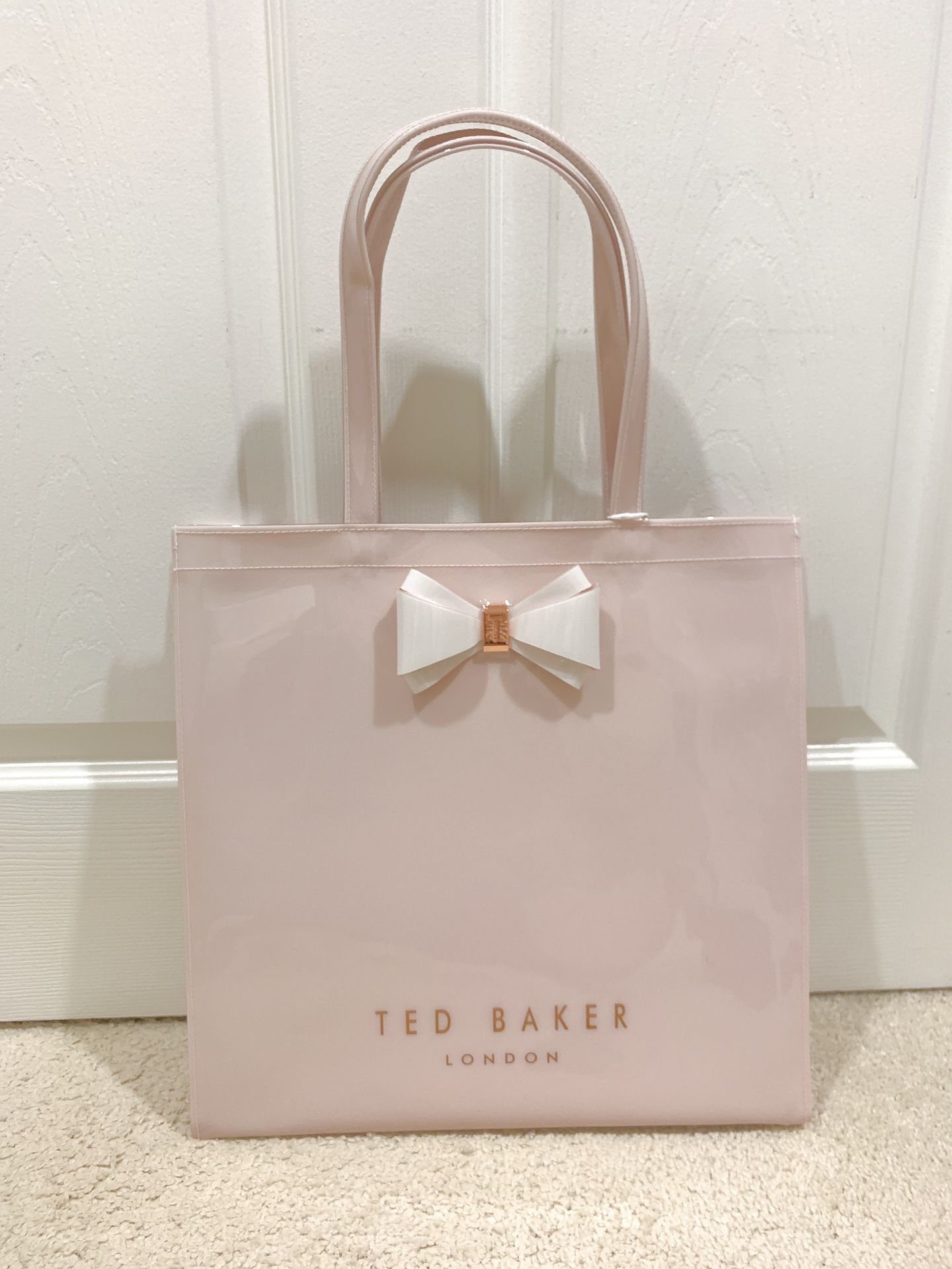 Brand new Ted Baker shopping bag tote in pink