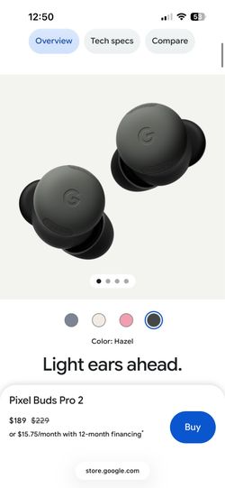 Google pixel buds pro 2 -like new