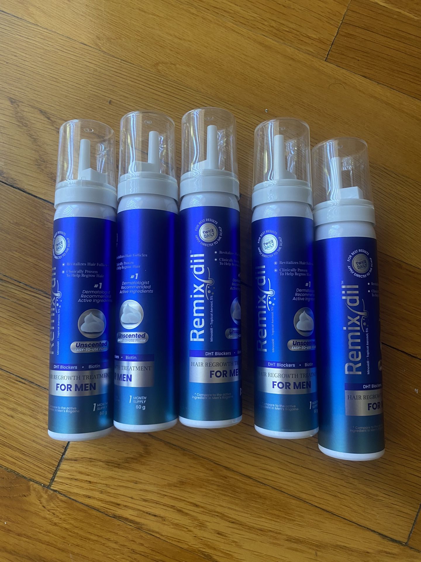 Brand New Remixdil Men’s 5% Minoxidil Foam (5 Month)