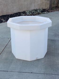 PIG White Single Drum Container 70 Gallon - Keg or drum barrel holder cooler or small pond