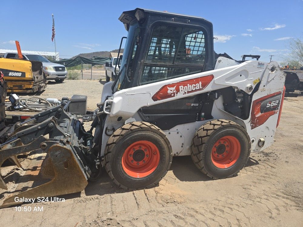 2022 bobcat s 62 skidsteer ac cab 2 speed