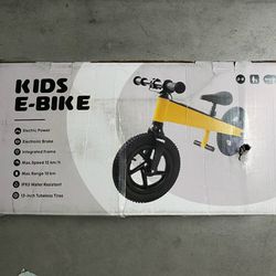 E-Bike Electric Bike for Kids/Children, Electric Balance with 2 Speed Modes Active 